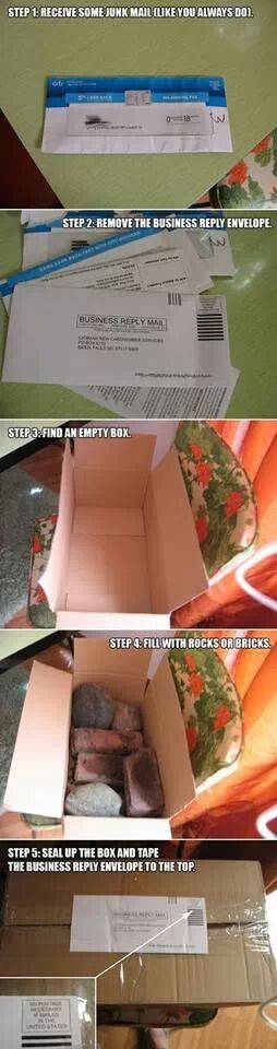 How to deal with junk mail