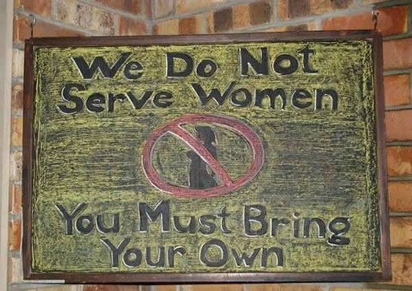 This bar is playing a risky game