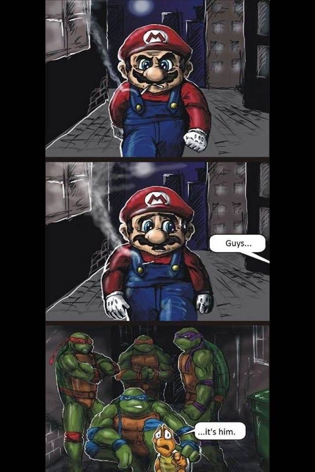 This is when Mario realized he f*cked up.