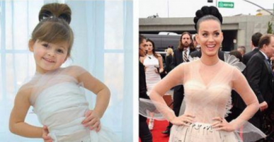 This Little Girl Makes Famous Celebrity Dresses Out Of Paper...