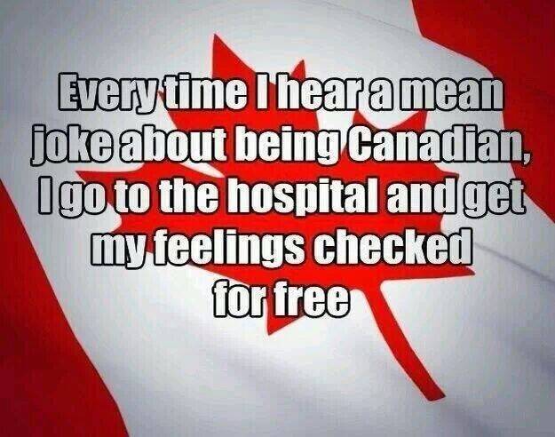 Canadian feels.