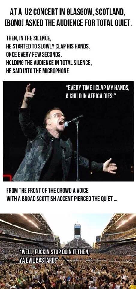 Bono, The evil Bastard