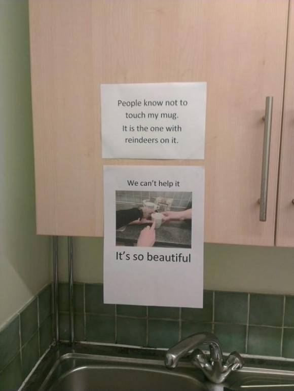 The people in my office just couldn't help themselves