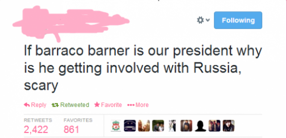British girl questions why ‘our’ president is getting involved with Ukraine.