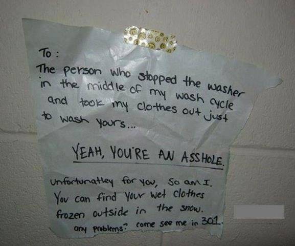 College Laundry Mat Justice