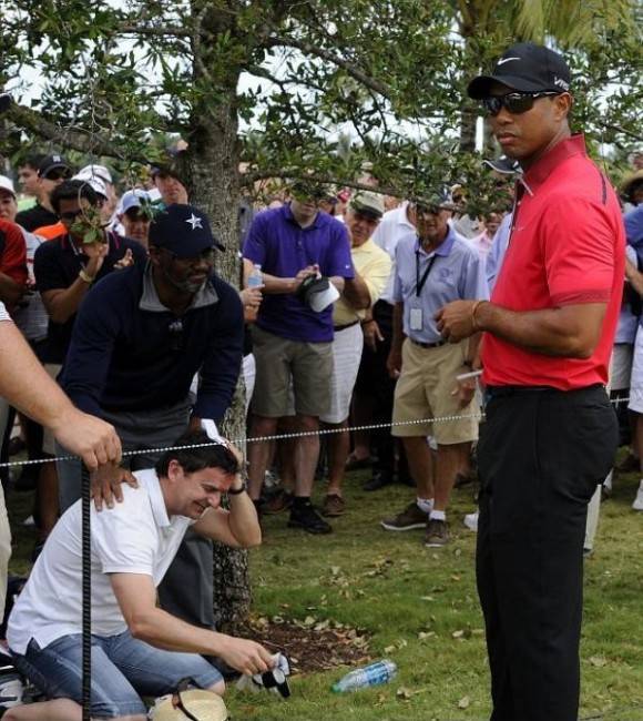 Hits spectator with golf ball. Number of f*cks given?