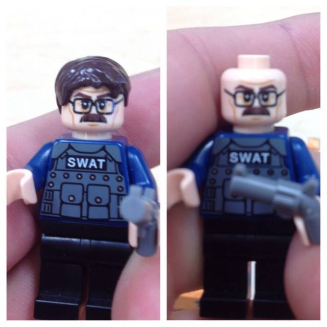 Commissioner Gordon one minute, Heisenberg the next