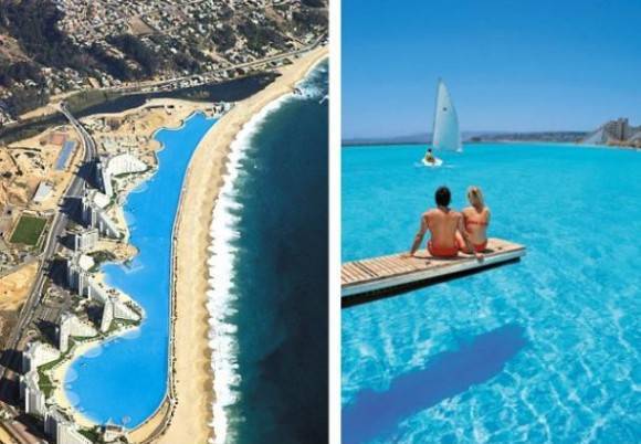 The world’s largest swimming pool