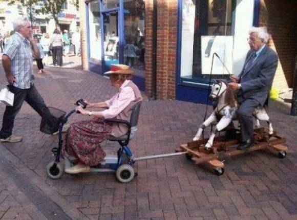 I love seeing old people not giving a sh*t.