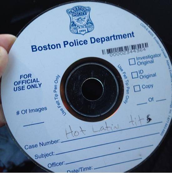 Found in a parking lot: very important police case