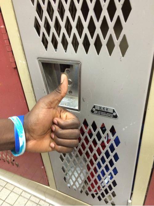 My friends gym locker