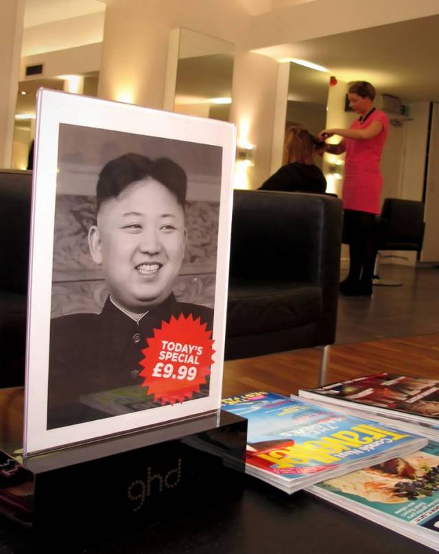 In the meantime at my local hairdresser...