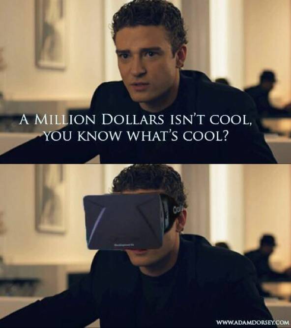 I hope I'm not late to the Facebook/Occulus Rift fiasco
