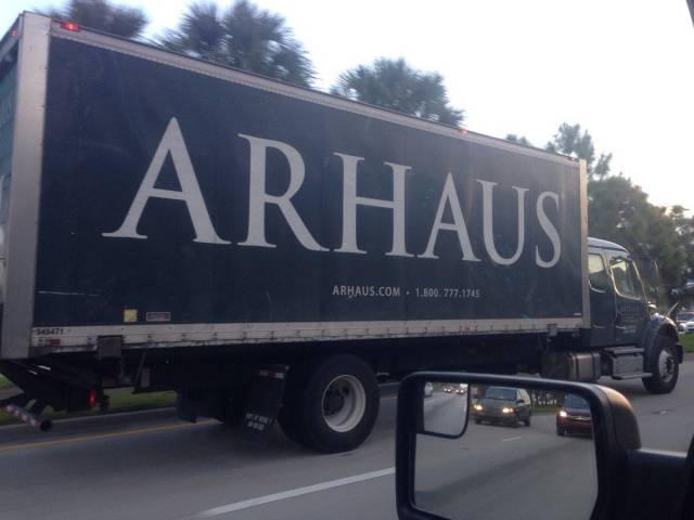 In the middle of our street!