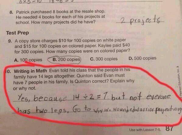 This kid is going places in life!