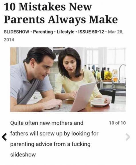10 mistakes parents make
