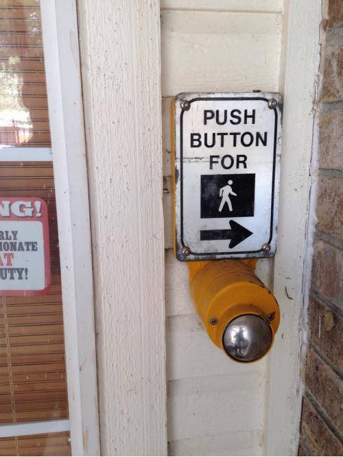 My doorbell. Yes, it works. Only one pizza guy has ever used it.