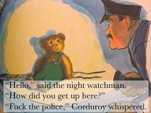 Corduroy doesn't play games...