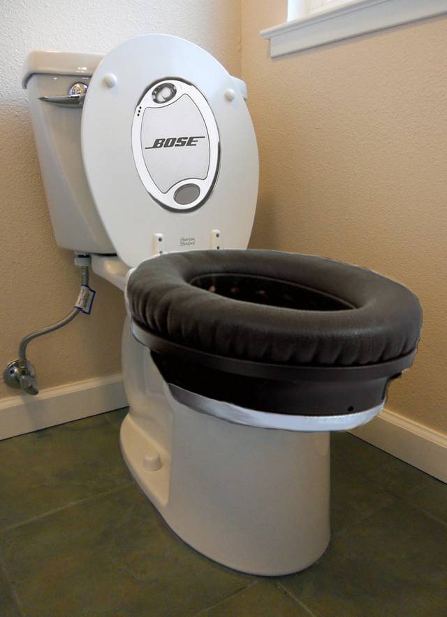 Bose Noise Cancelling Toilet