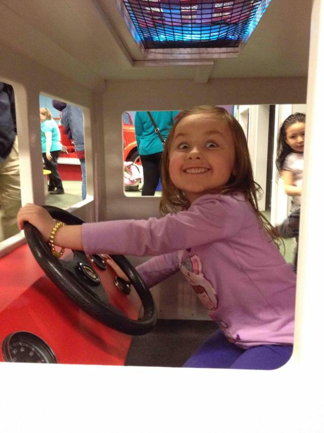 Note to self: Daughter will never be allowed to drive, ever.