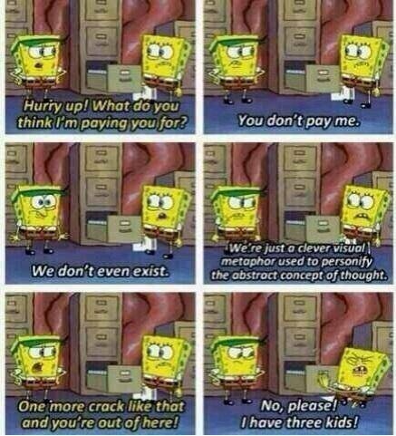 Remember when Spongebob had clever writing?