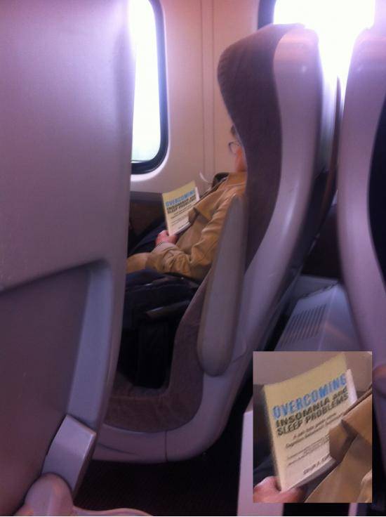 Saw this woman asleep on the train today, success!