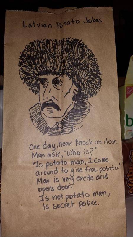 Today's Lunchbag for my 7th Grade Son