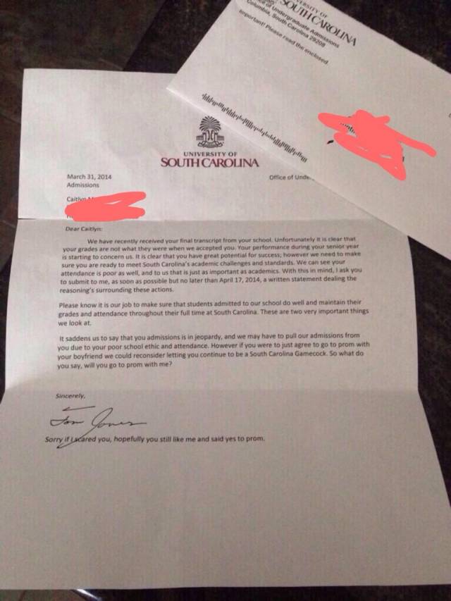 As a senior in high school, I WOULD HAVE SAID NO AND PUNCHED SOMEONE