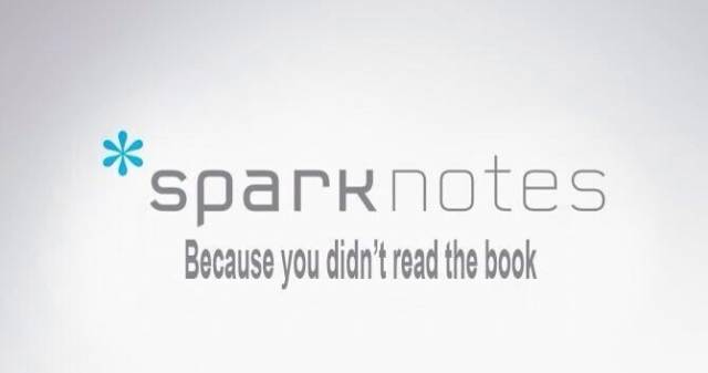 Sparknotes' honest slogan