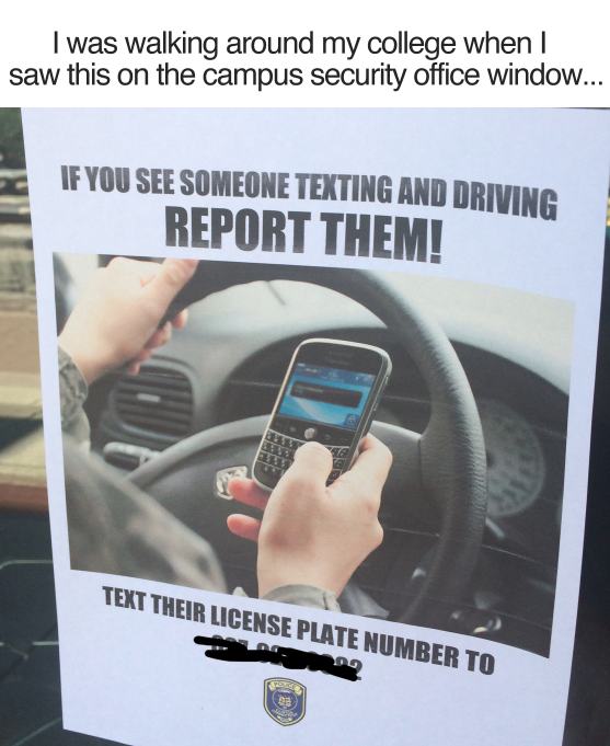 I was walking around campus when...