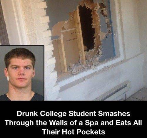 Drunk smash!