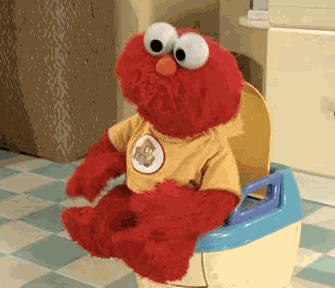 Being back on your own toilet after a vacation