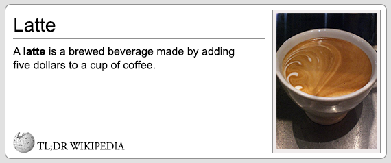 Well, now I can make a latte at home.