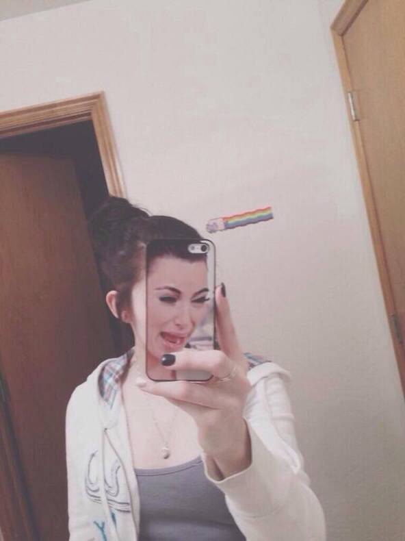 But first, lemme take a selfie.