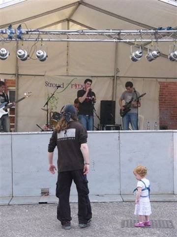 my band has also played to a tough crowd...