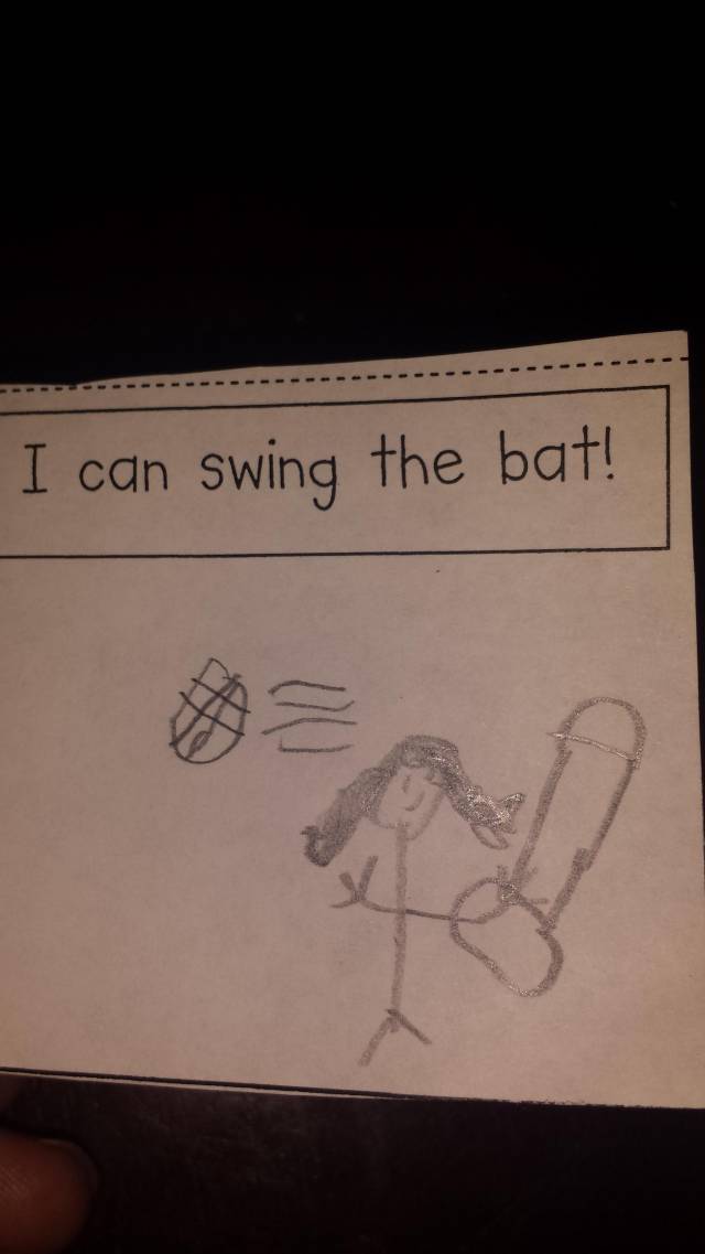 7 year old daughter drew this in class