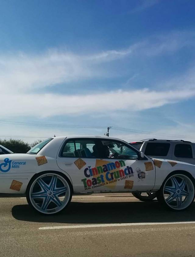 I was driving, then suddenly...