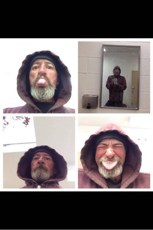 Friend lost her phone and tracked it to the beach laying next to a homeless man. He took a few selfies.