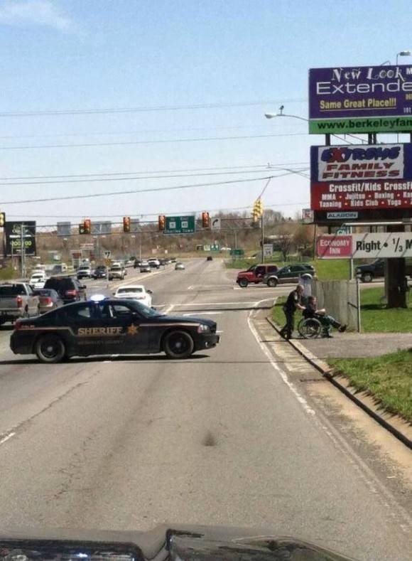 The true definition of protect and serve.