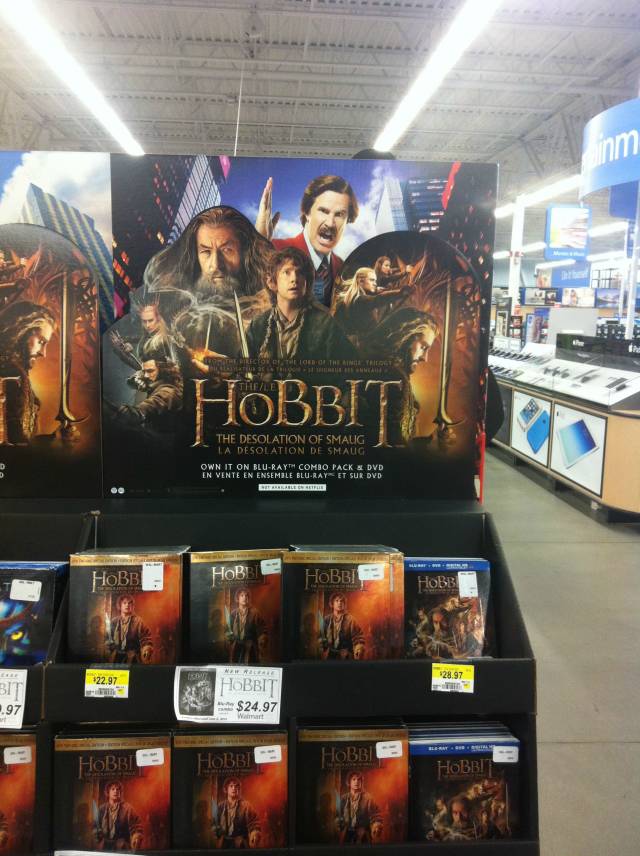 I was walking in Walmart when suddenly...