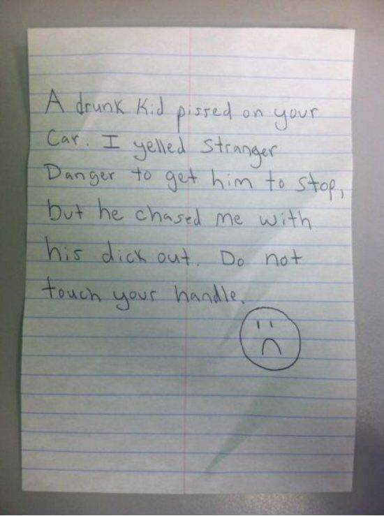 Stranger danger