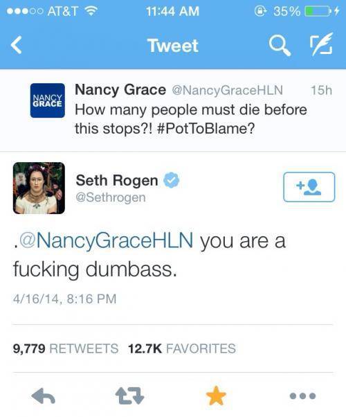 Seth Rogan tellin’ it like it is.
