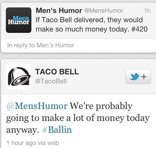 Let's not forget what Taco Bell did last 4/20 