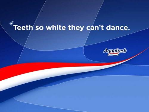 Those are some white teeth!