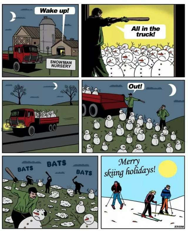 So this is how snow is made...