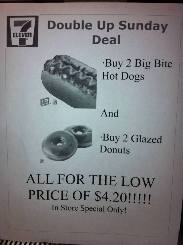 7/11 winning the 420 game