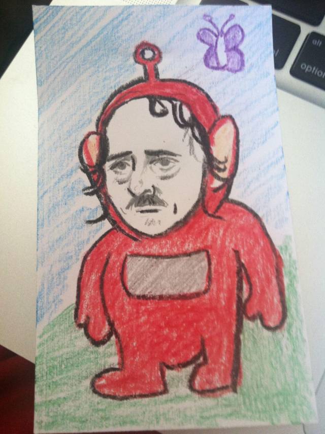 My sister randomly leaves drawings like this around our house...