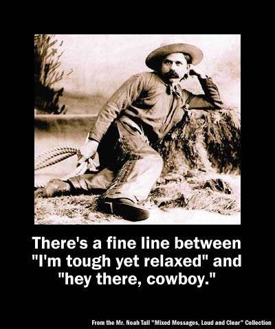 It's a fine line...