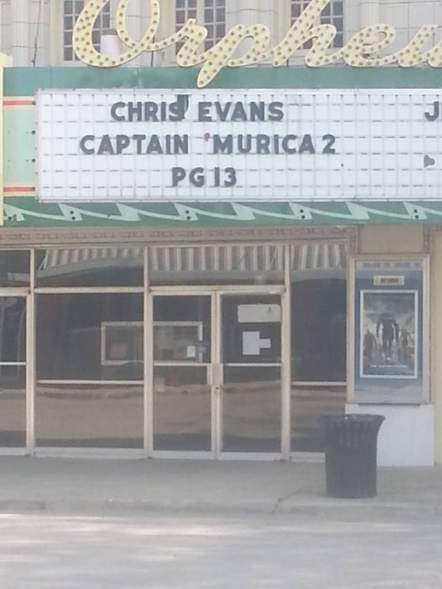 Marquee at my local cinema
