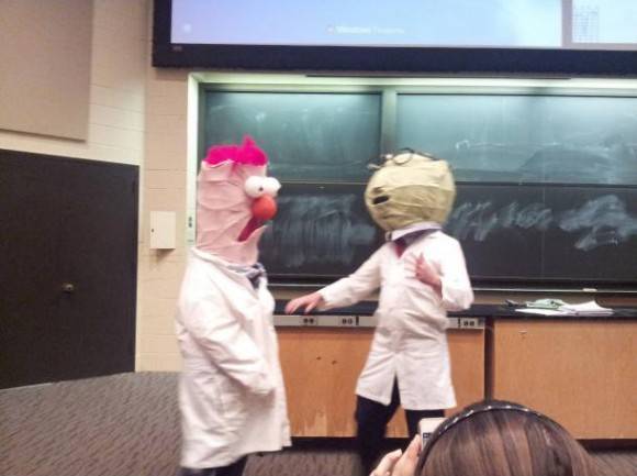 So today in organic chem lecture...
